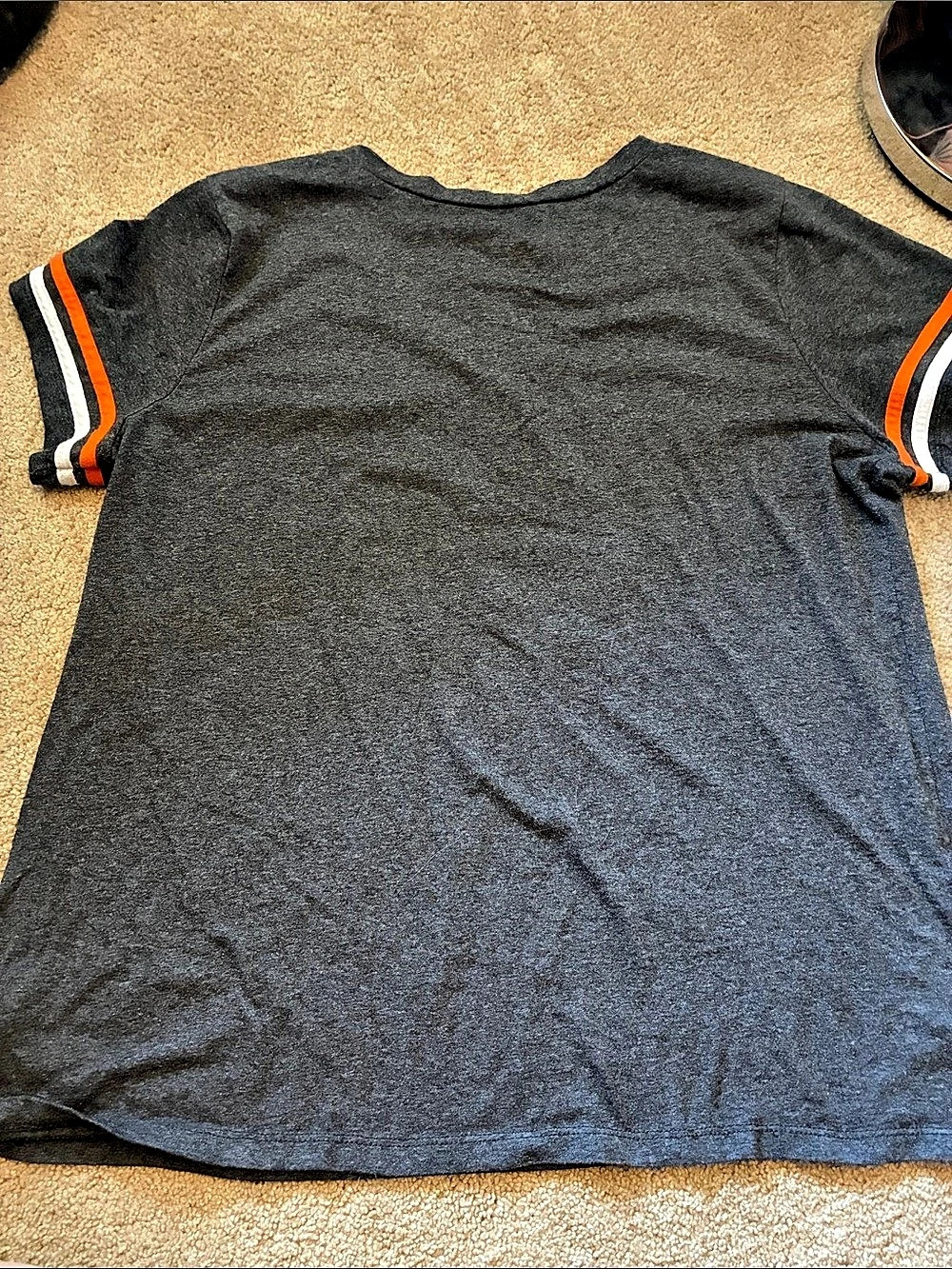 Nike MLB San Francisco Giants Gray Orange Tee women’s v neck xxl - Picture 5 of 5